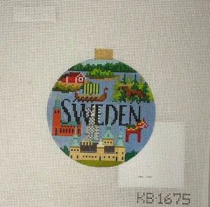 * Kirk and Bradley KB1675 Sweden Travel Round
