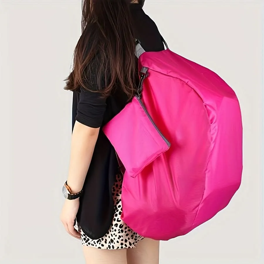 2-in-1 Foldable Travel Shoulder Bag Set – Lightweight Oxford Cloth