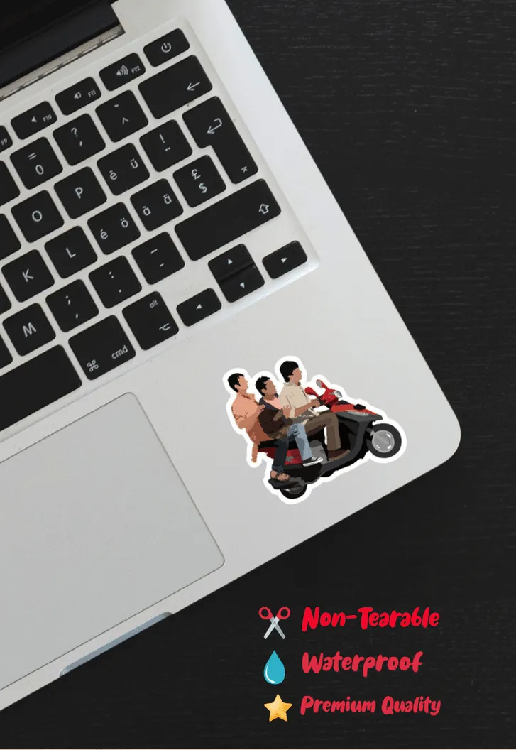 3 Idiots sticker
