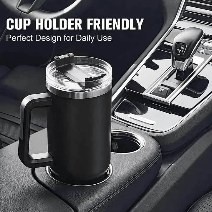 30oz Stainless Steel Tumblers – Insulated Travel Mug with Lid