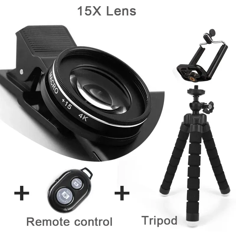 37mm 15X Macro Lens for Phone Photography