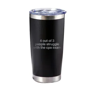 4 Out Of 3 People Struggle With The CPA Exam Tumbler