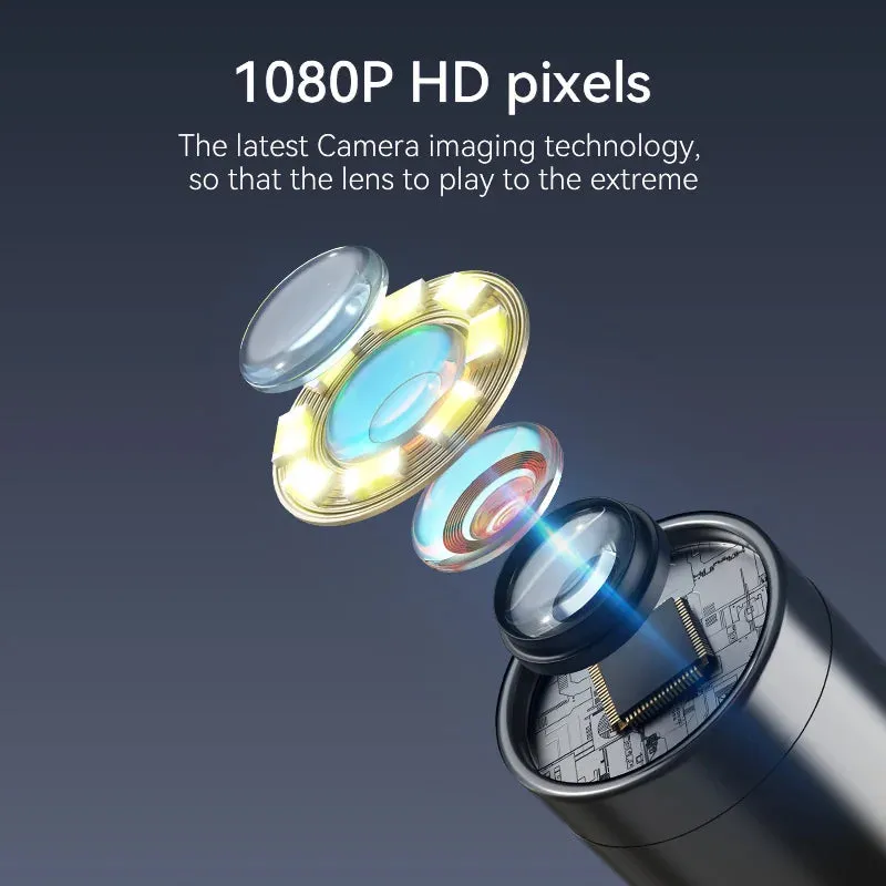 4.3 "Single&Dual Lens Industrial Endoscope Camera HD1080P Car Inspection Borescope IP67 Waterproof Sewer Camera With 8LEDs Hard