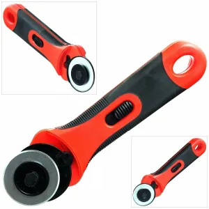 45mm Rotary Cutter Paper Quilters Premium Blade Guard Safety Lock 90%OFF
