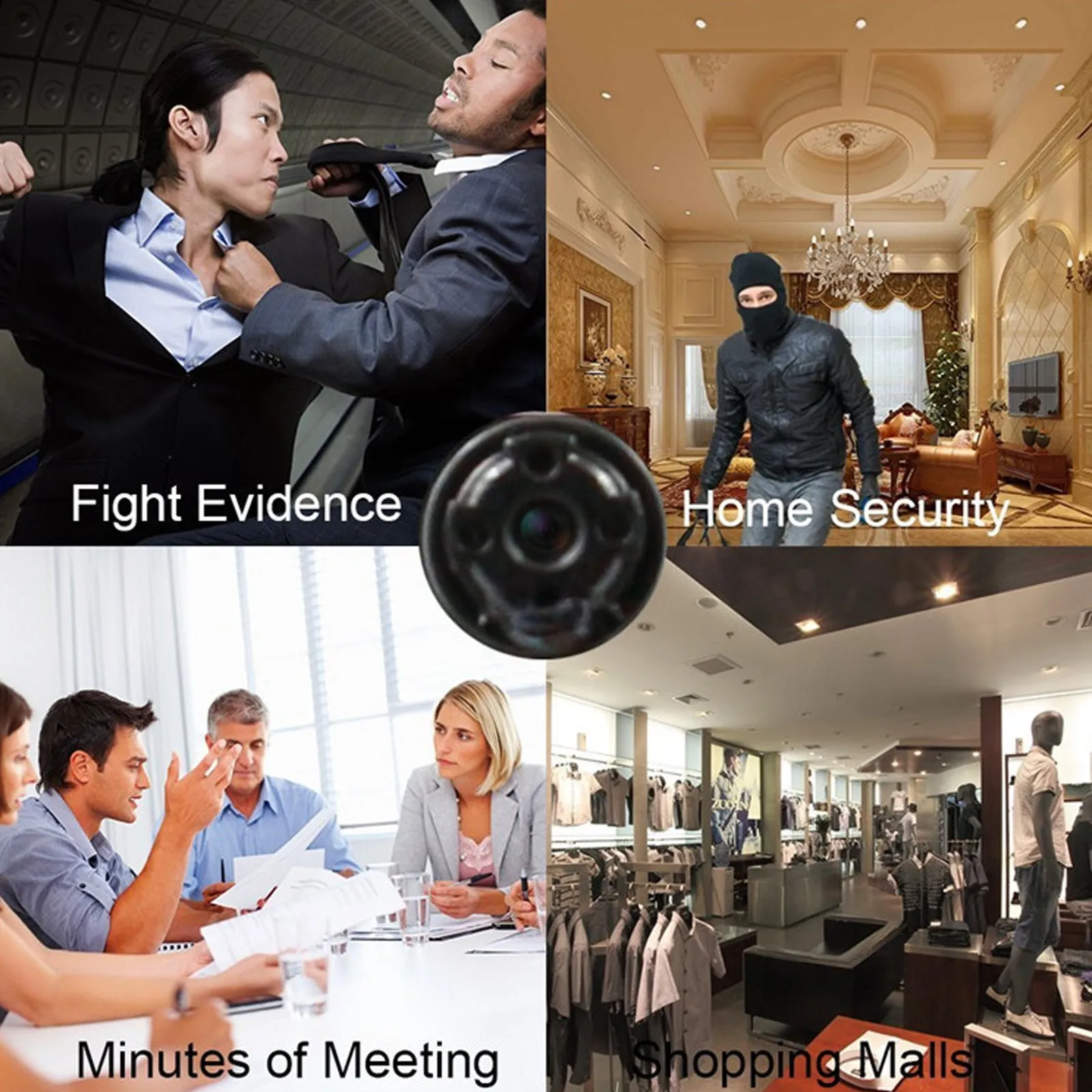 4K UHD Wireless Wi-Fi 8MP Pin Hole Camera Video Recorder Module Remote Control / 5000mA Battery
