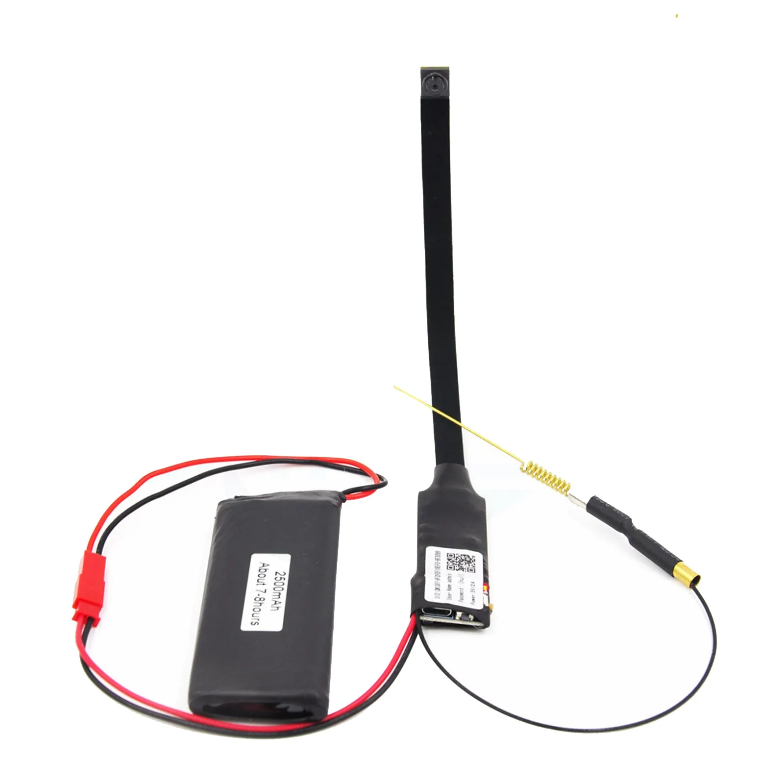 4K UHD Wireless Wi-Fi 8MP Pin Hole Camera Video Recorder Module Remote Control / 5000mA Battery