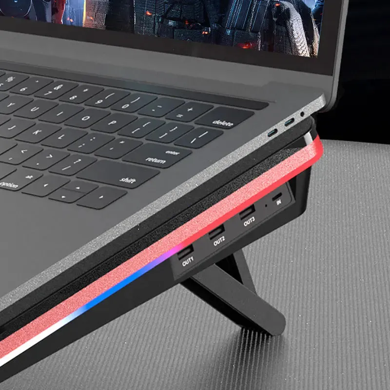 5000RPM Laptop Cooling Stand for 13-17.3" Notebooks