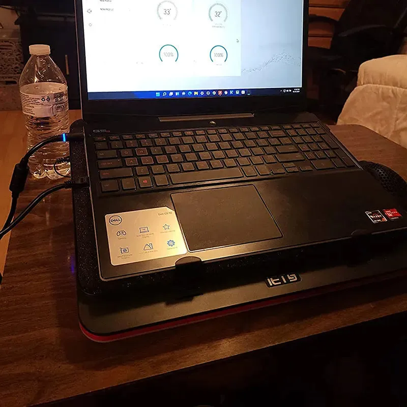 5000RPM Laptop Cooling Stand for 13-17.3" Notebooks