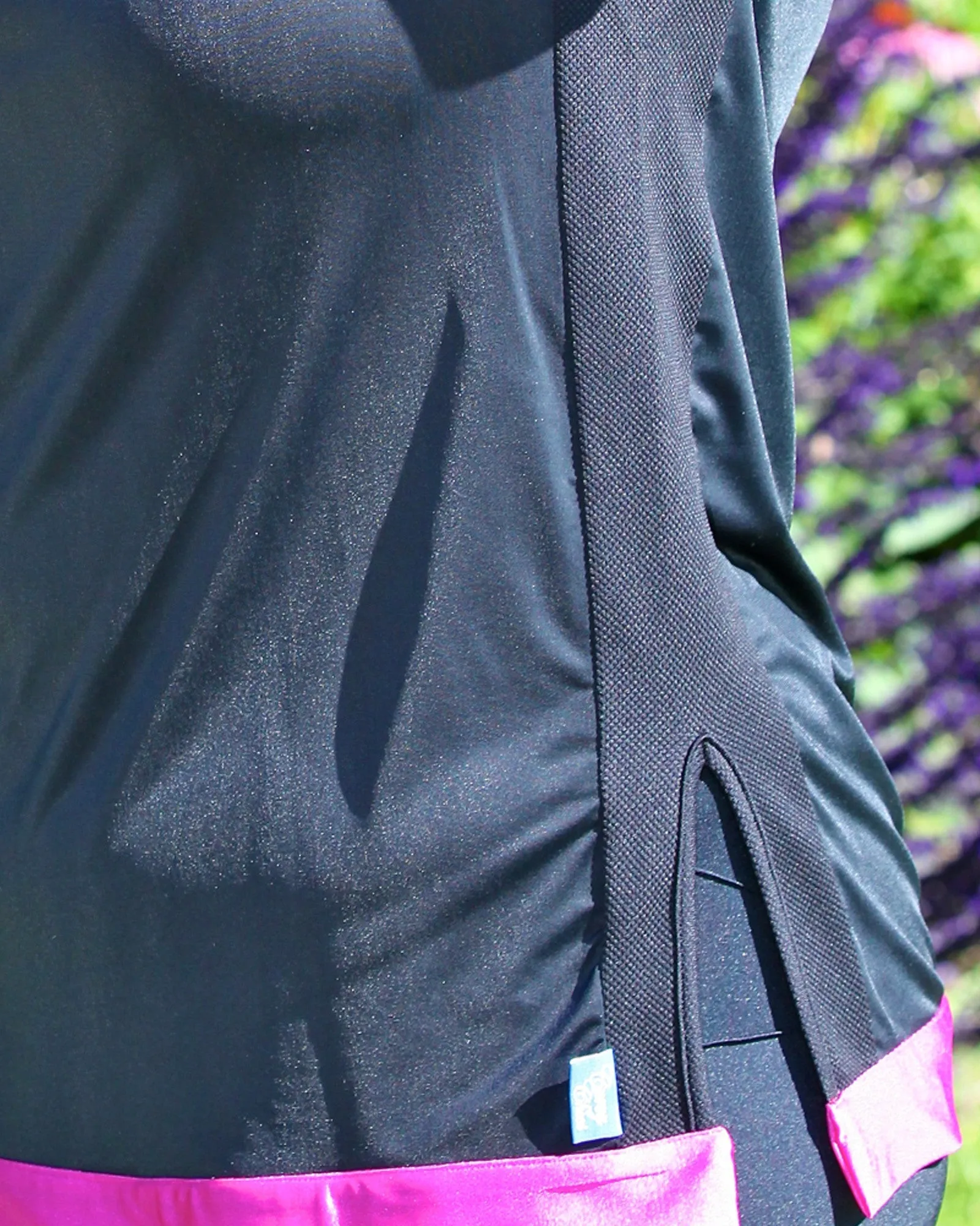 Active Kaftan Coverall - Black/Pink