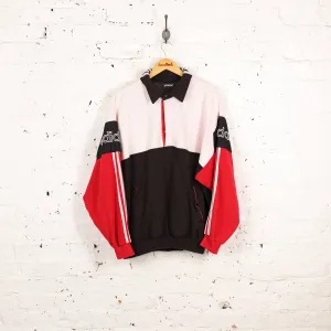Adidas 90s Collared Sweatshirt - Black - L