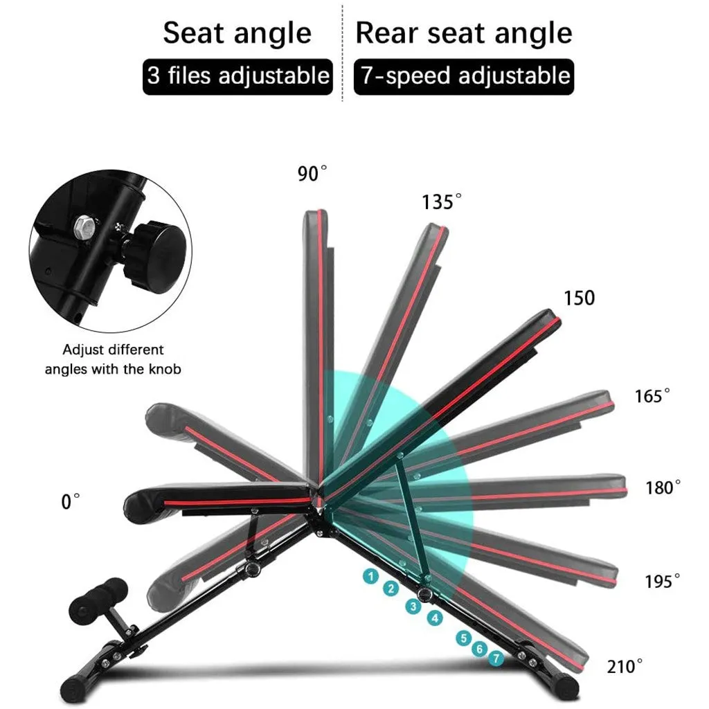 Adjustable Weight Bench Home Training Weight Lifting And Sit Up Bench