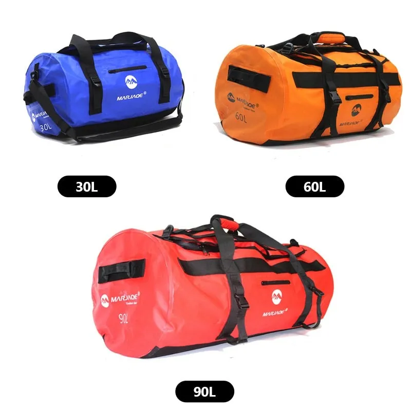 Adventurer Double Handle Dry Bag Waterproof Base Camp Duffel 30L 60L 90L