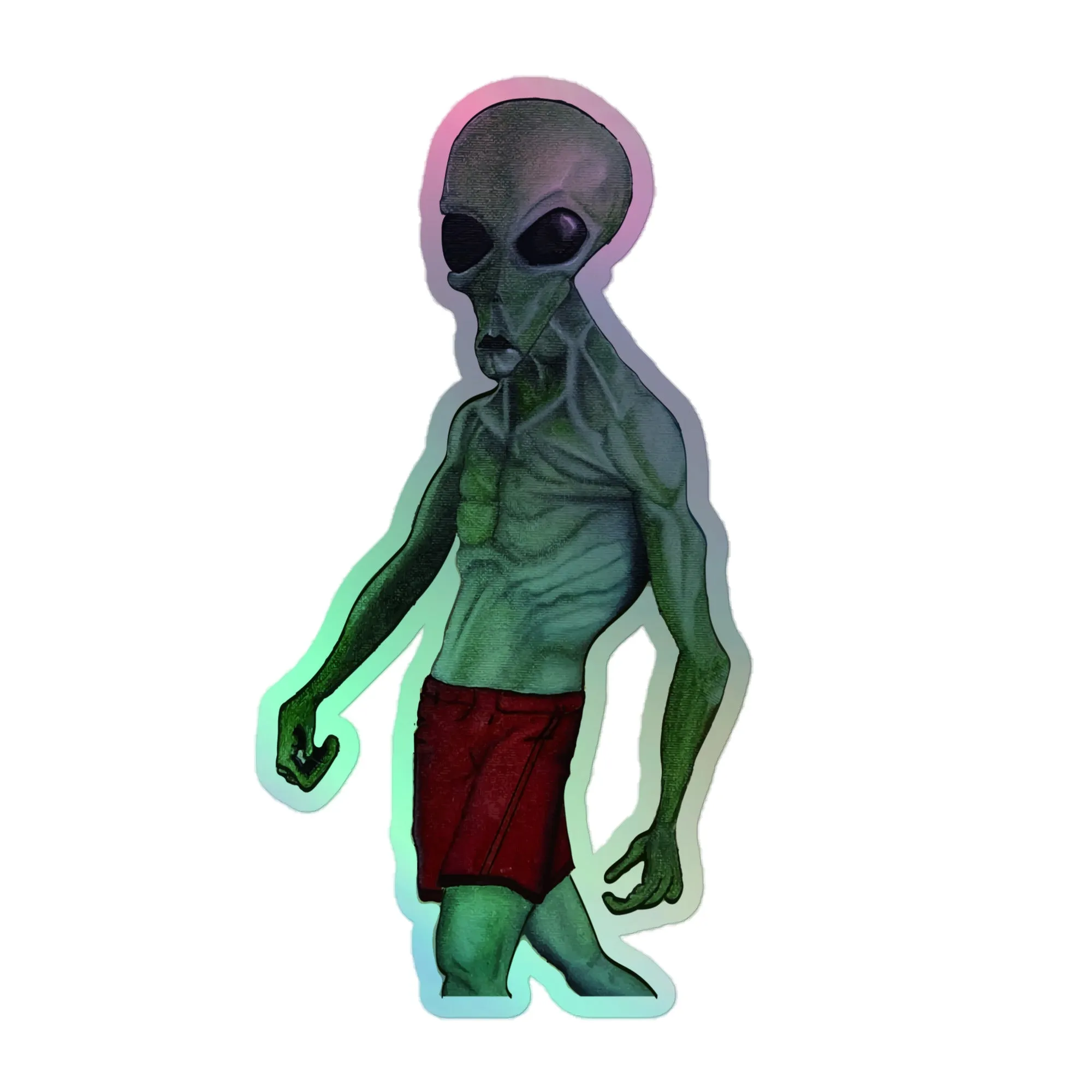 Alien Hoops | HNKL Sticker