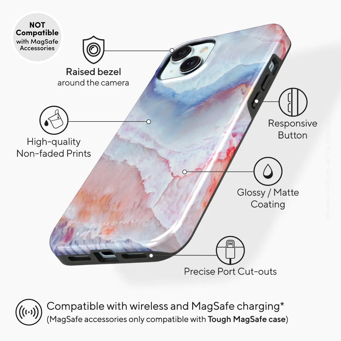 Almond Coast - iPhone 15 Plus Case