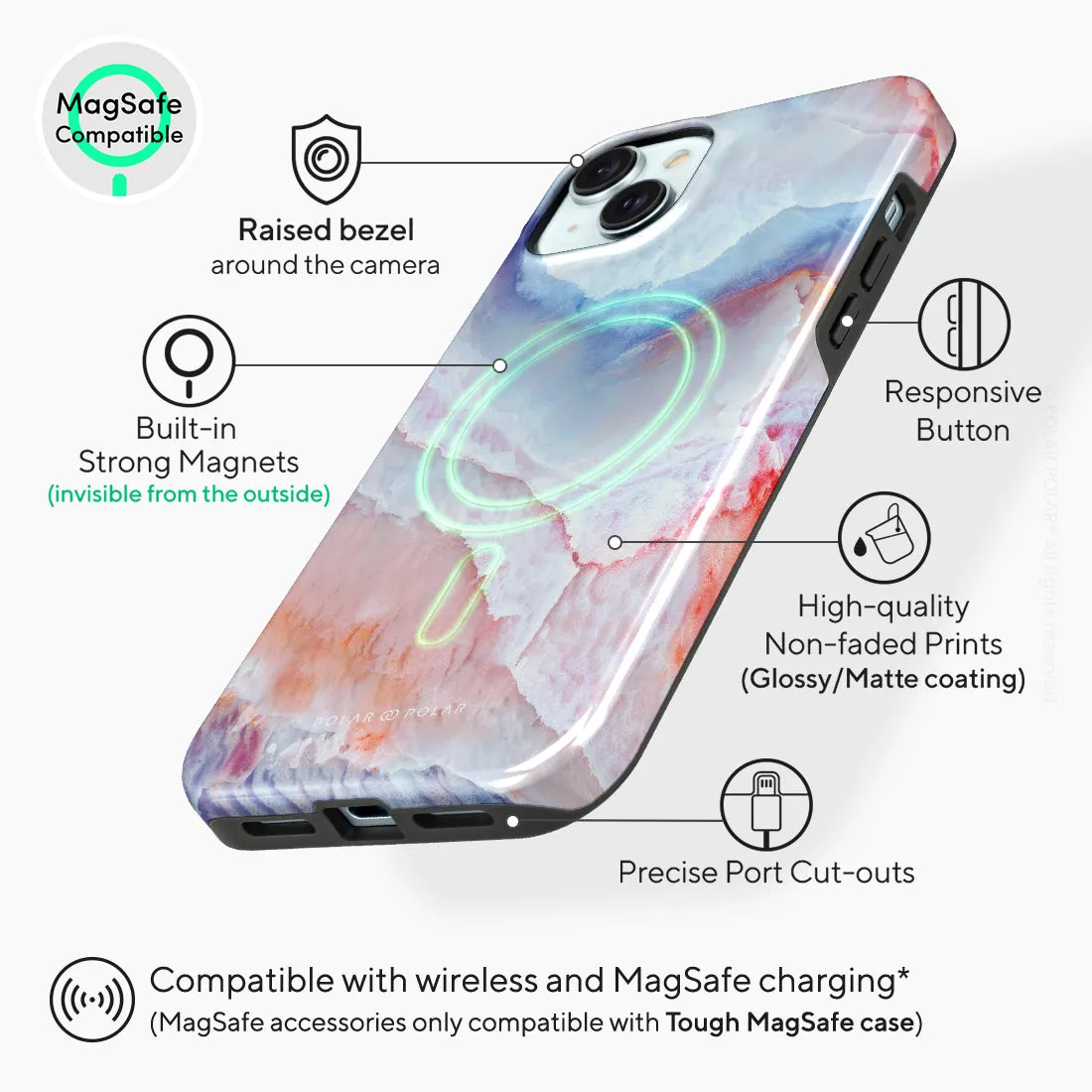 Almond Coast - iPhone 15 Plus Case