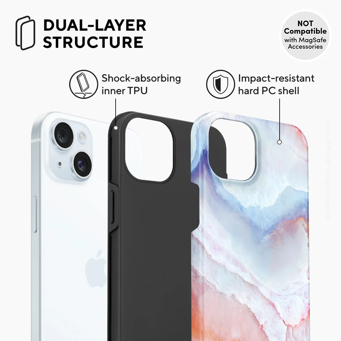 Almond Coast - iPhone 15 Plus Case