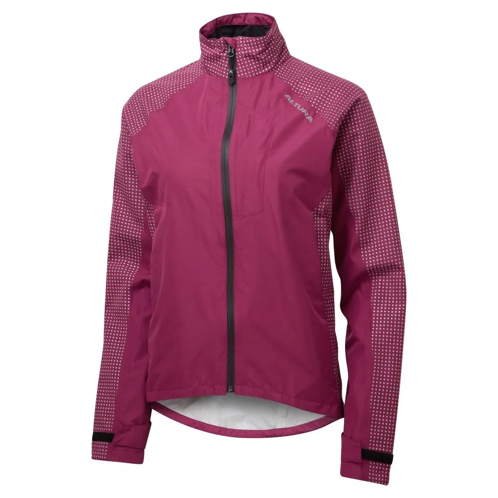 Altura Women's Nightvision Storm Waterproof Jacket - Berry - AW24