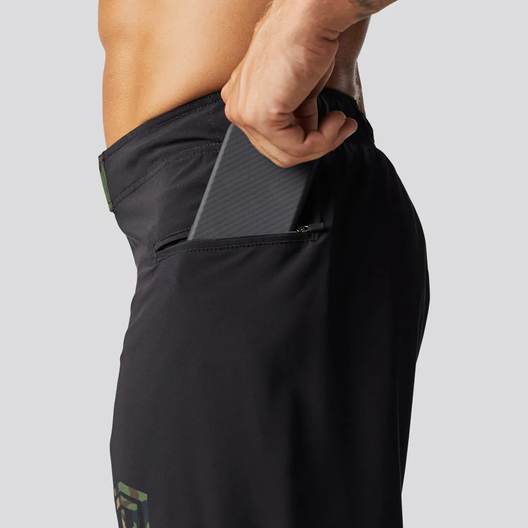 American Defender Short Velcro 3.0 (Woodland Patriot)