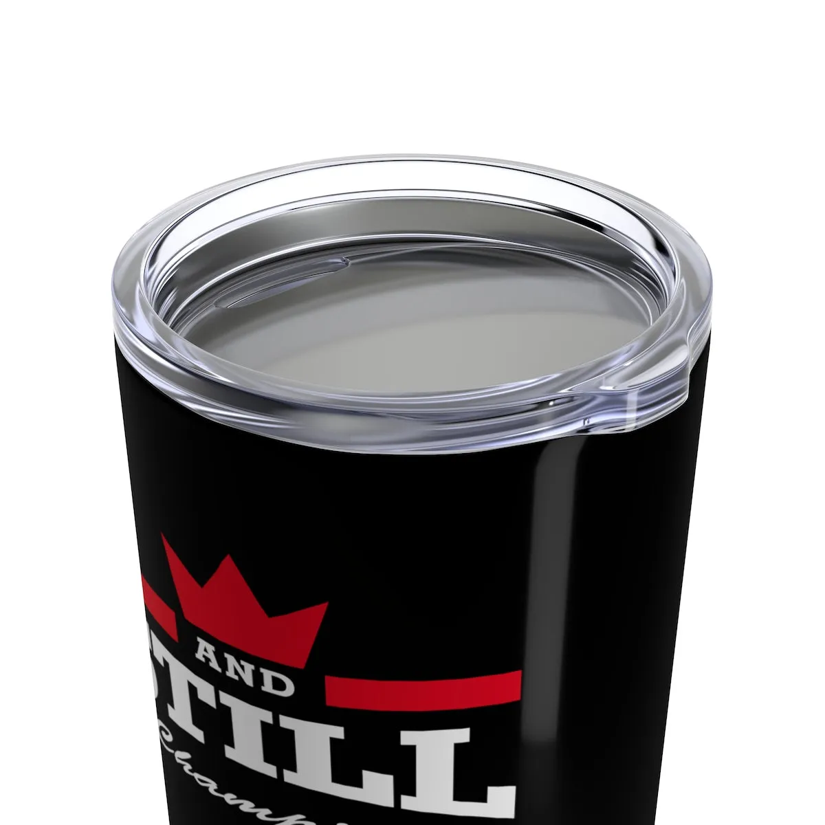 And Still Champion™ black beverage tumbler - 20 oz