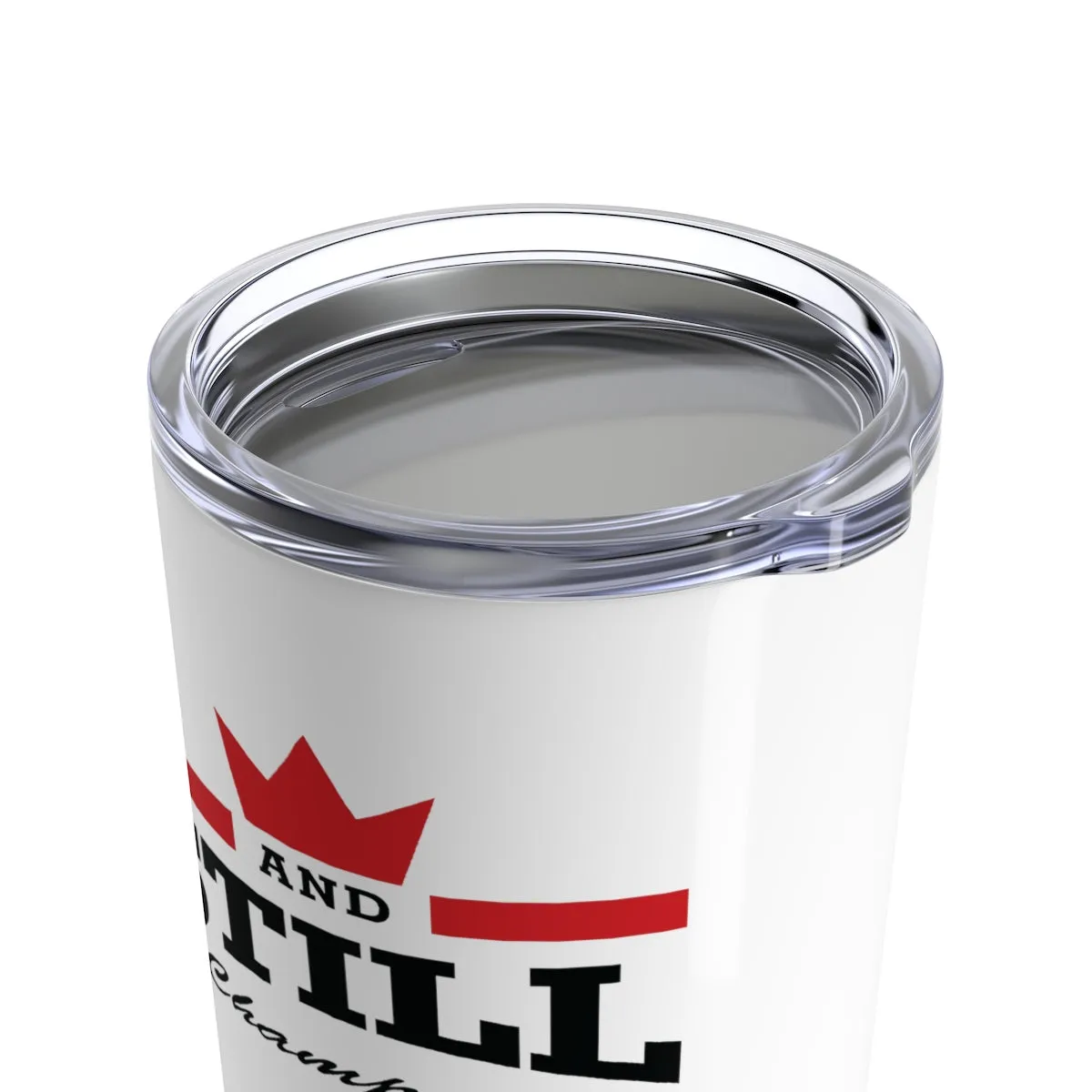 And Still Champion™ white beverage tumbler - 20 oz
