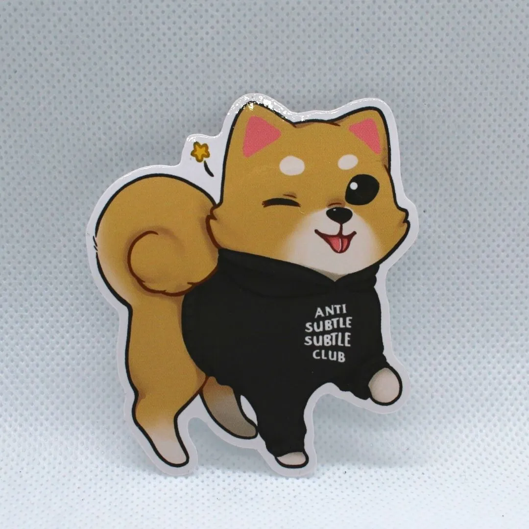 Anti Subtle Subtle Club Sticker