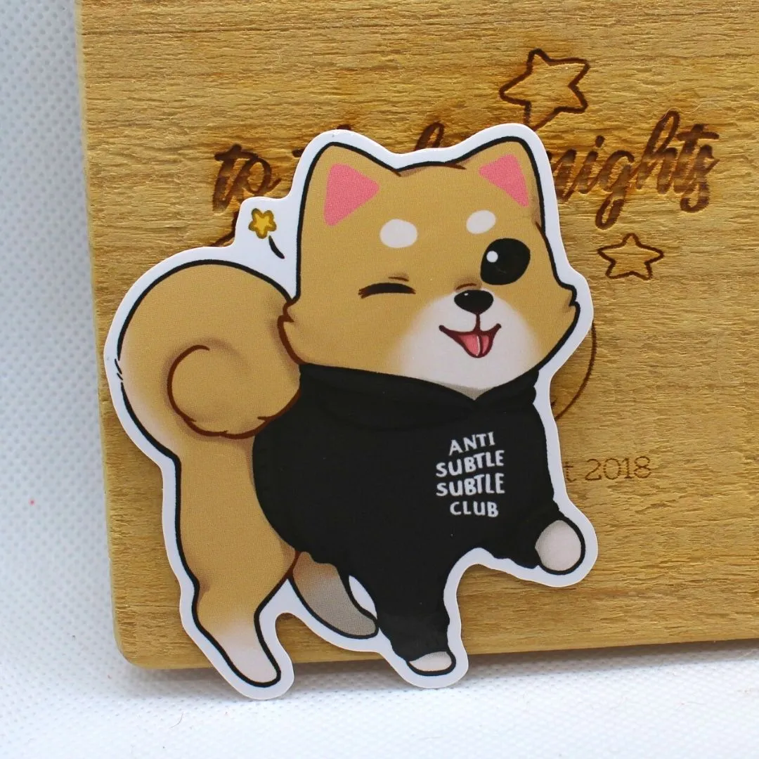Anti Subtle Subtle Club Sticker
