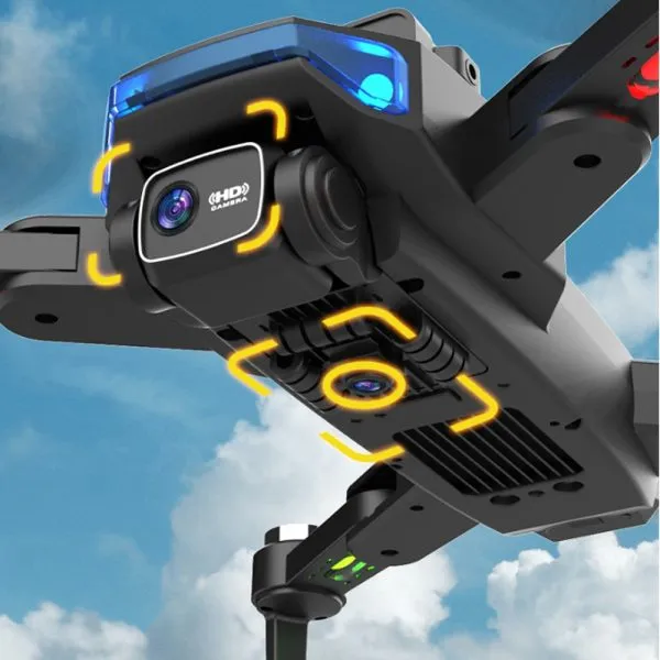 APP Remote Control HD-Dual Camera Drone With 2-Batteries
