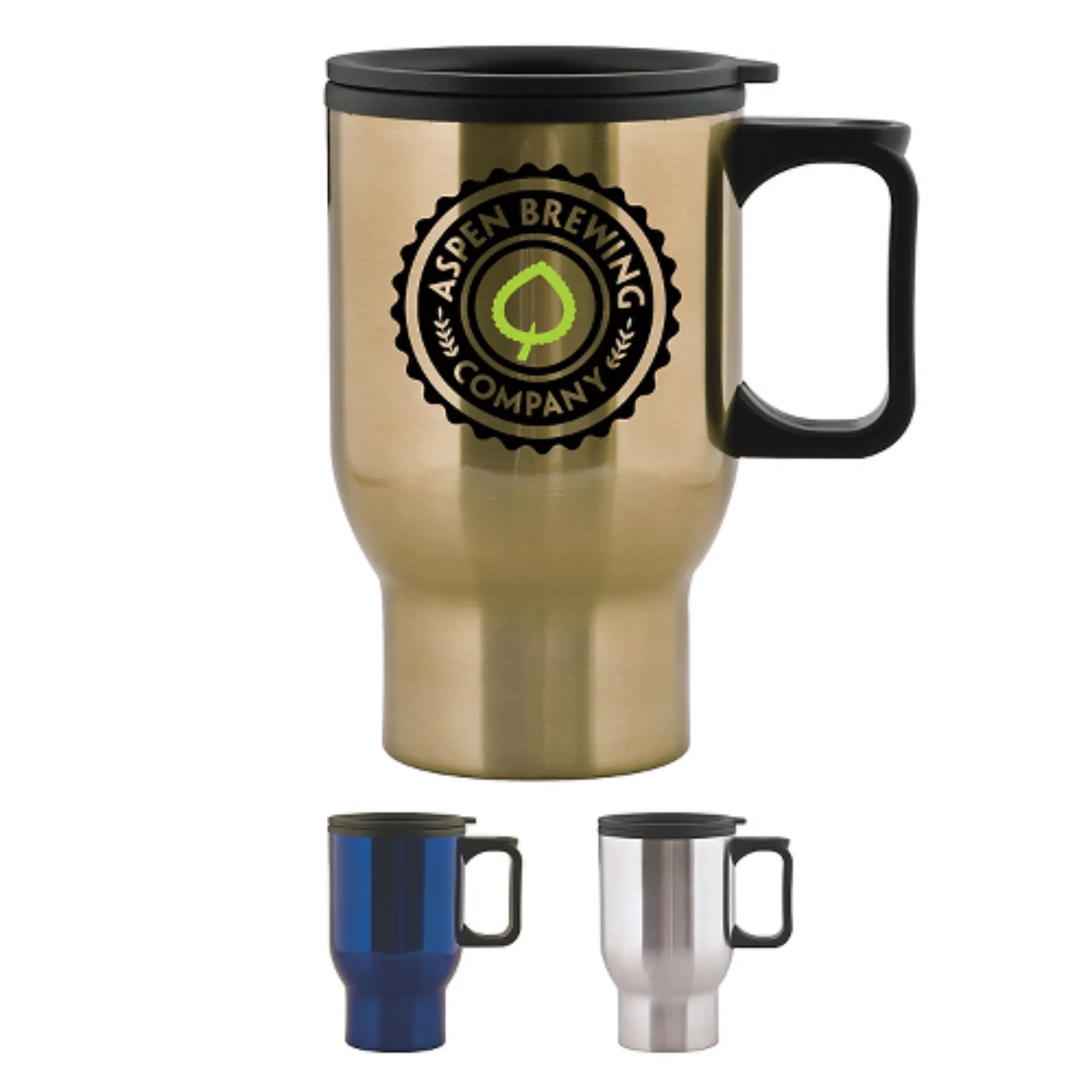 Aspen Stainless Travel Mug - #402990