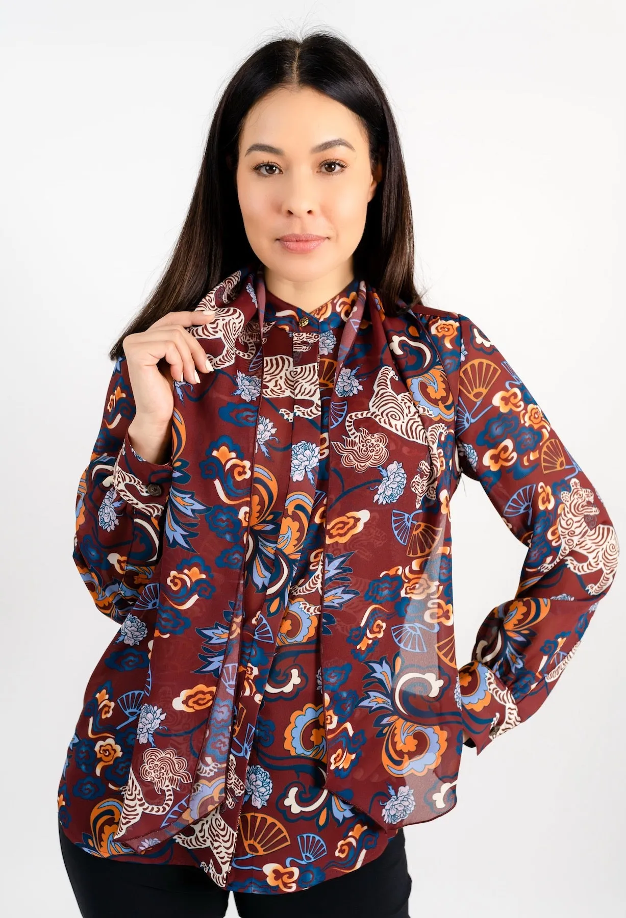 BA TRIEU CONVERTIBLE BLOUSE
