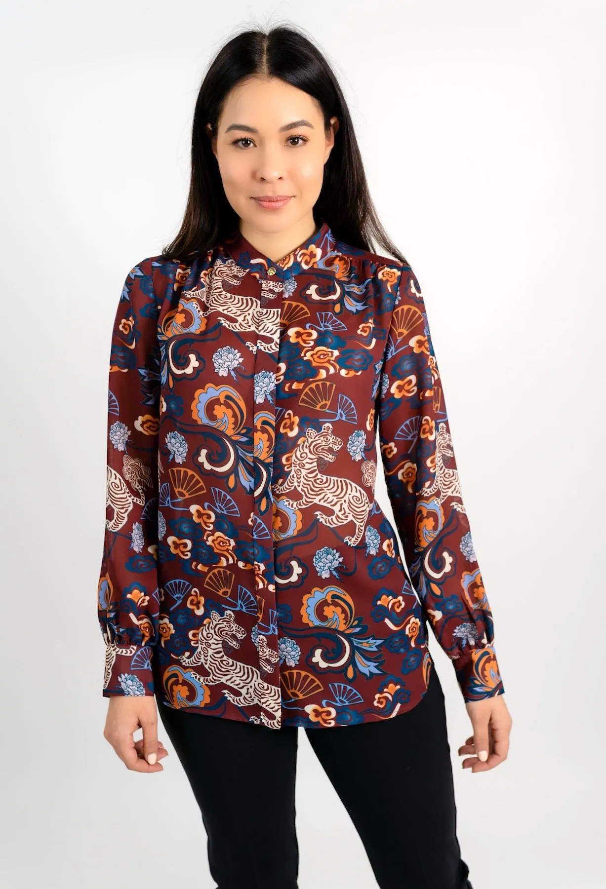 BA TRIEU CONVERTIBLE BLOUSE