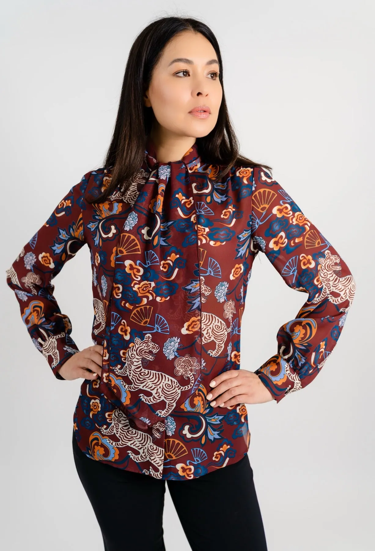 BA TRIEU CONVERTIBLE BLOUSE