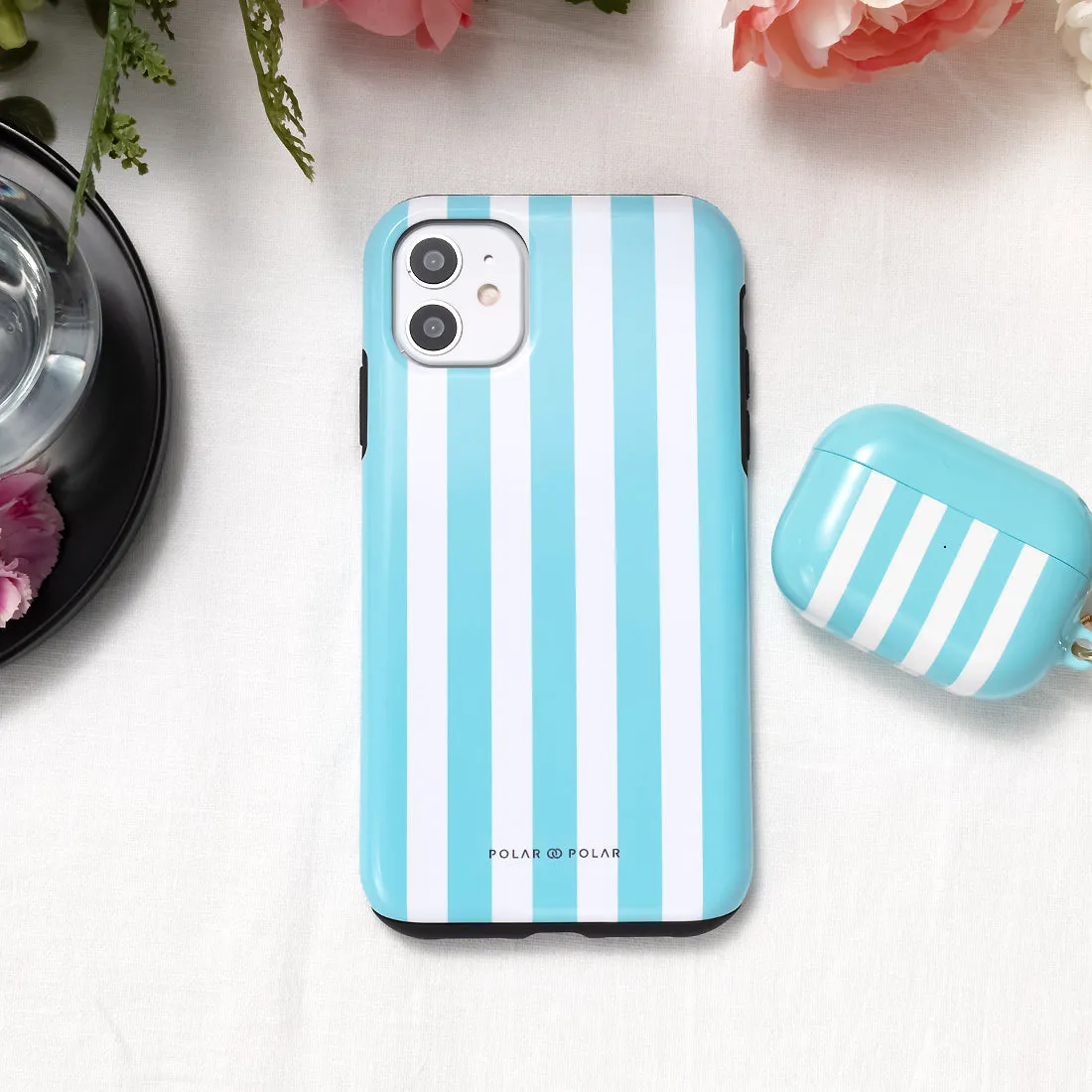 Baby Blue Stripe - iPhone 11 Case