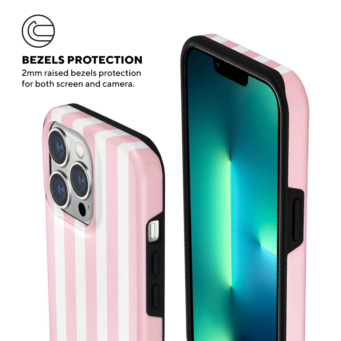 Baby Pink Stripe - iPhone 13 Pro Case