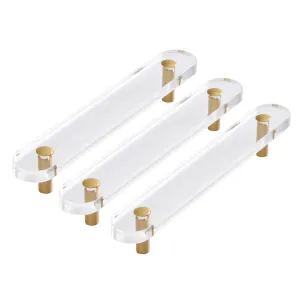 Babymore Kimi Furniture Acrylic Flat Handles (x3)