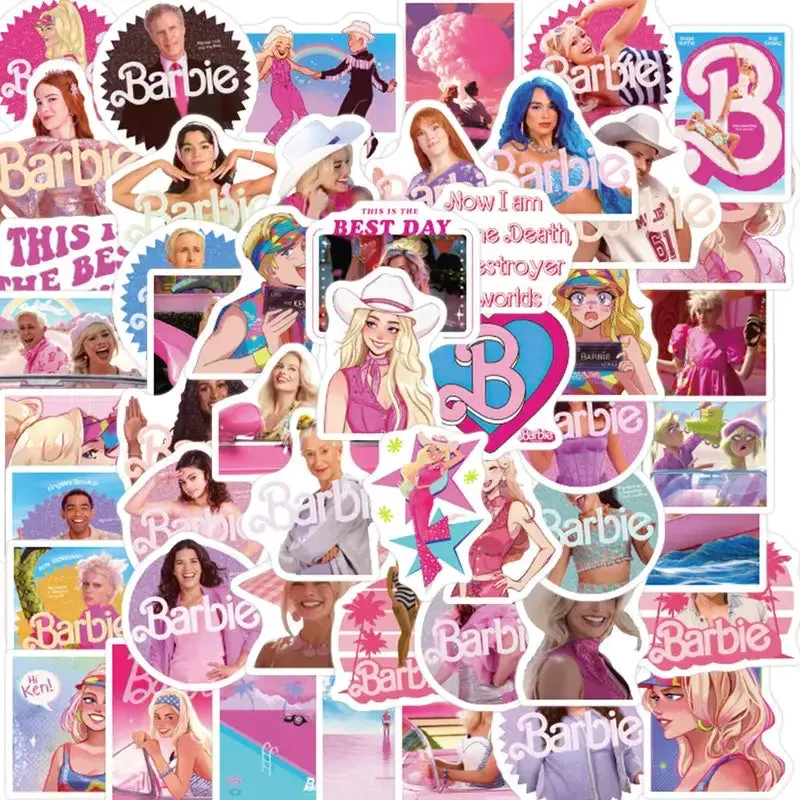 Barbie the Movie Assortment of Waterproof Stickers