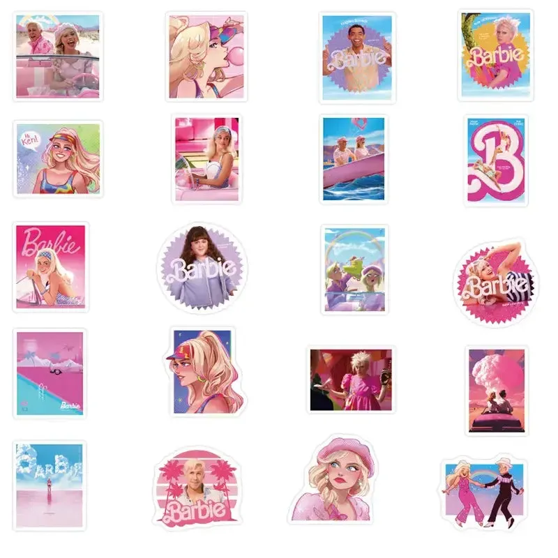 Barbie the Movie Assortment of Waterproof Stickers