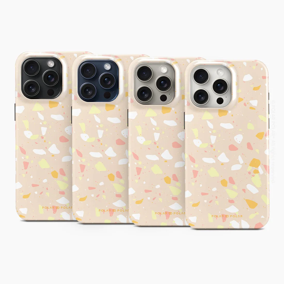 Beige Terrazzo - iPhone 15 Pro Max Case