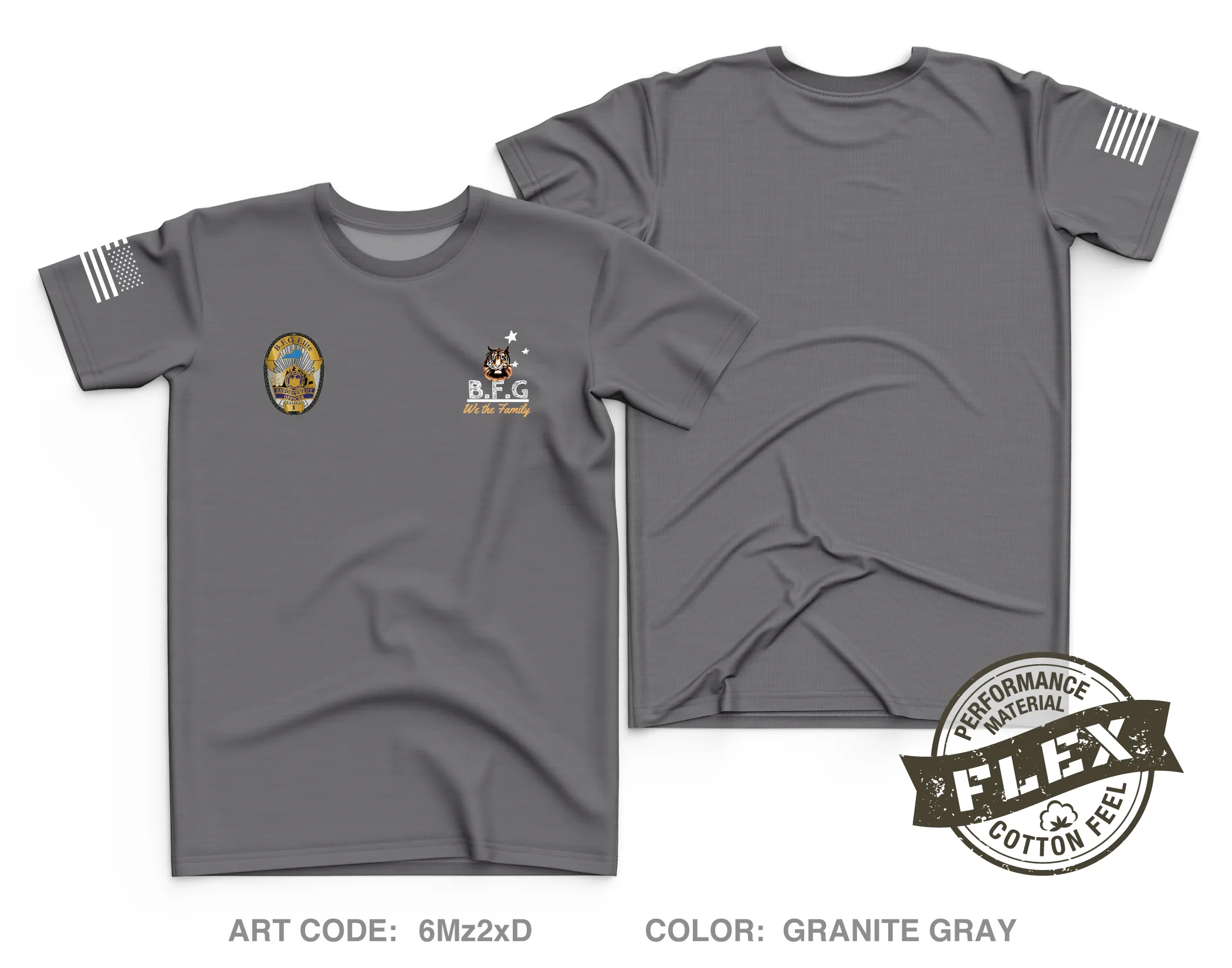 BFG elite Fundraising Collection Core Men's SS Flex Performance Tee - 6Mz2xD