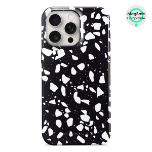 Black Rocky Road Terrazzo Custom - iPhone 15 Pro Max Case