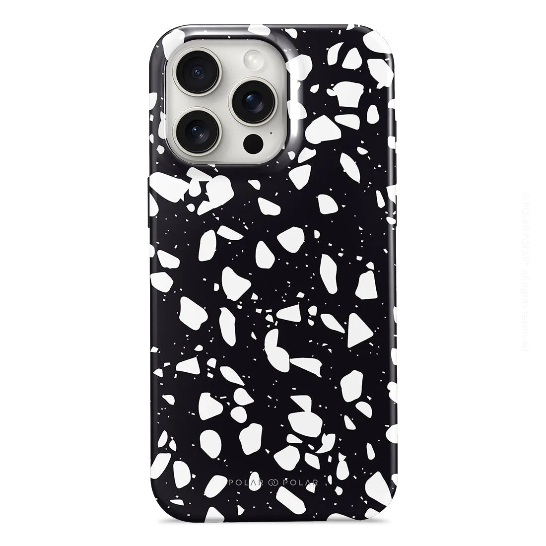 Black Rocky Road Terrazzo Custom - iPhone 15 Pro Max Case