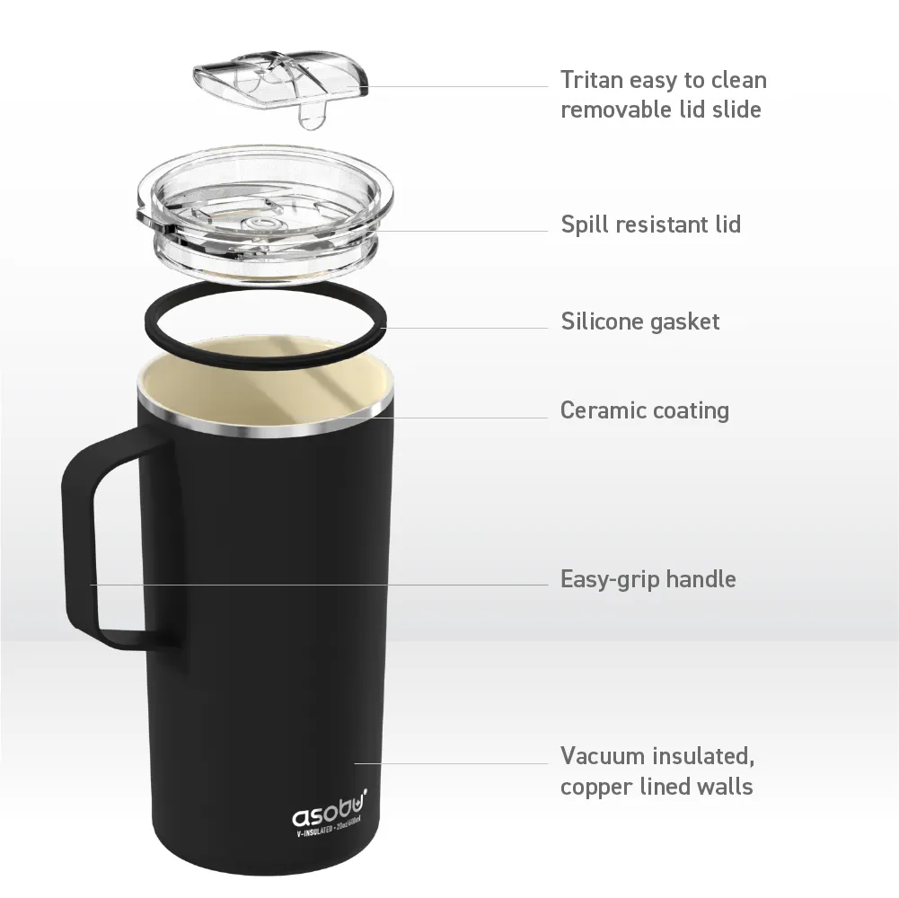 Black Tower Mug