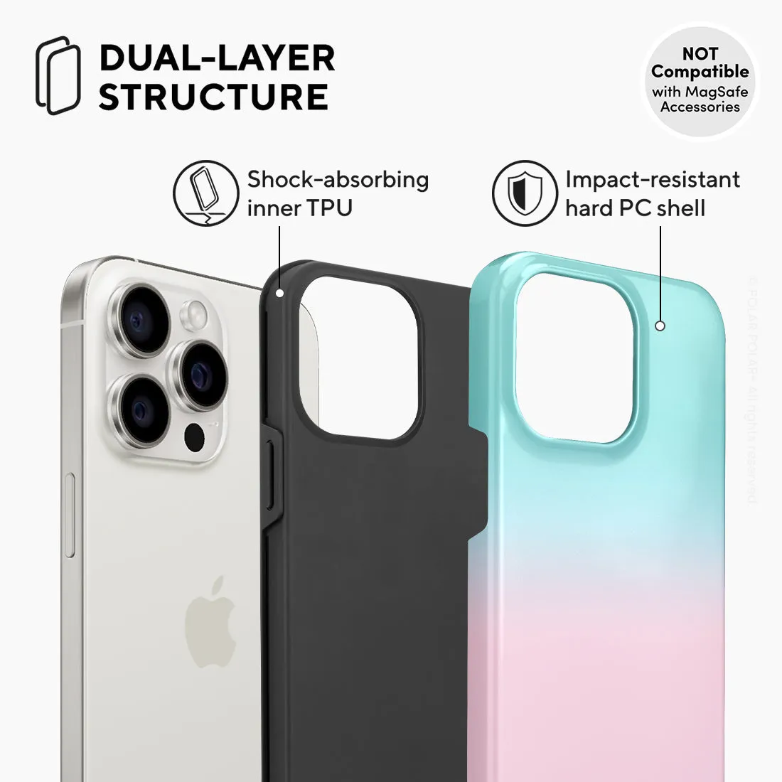 Blue Pink Pastel Custom - iPhone 15 Pro Max Case