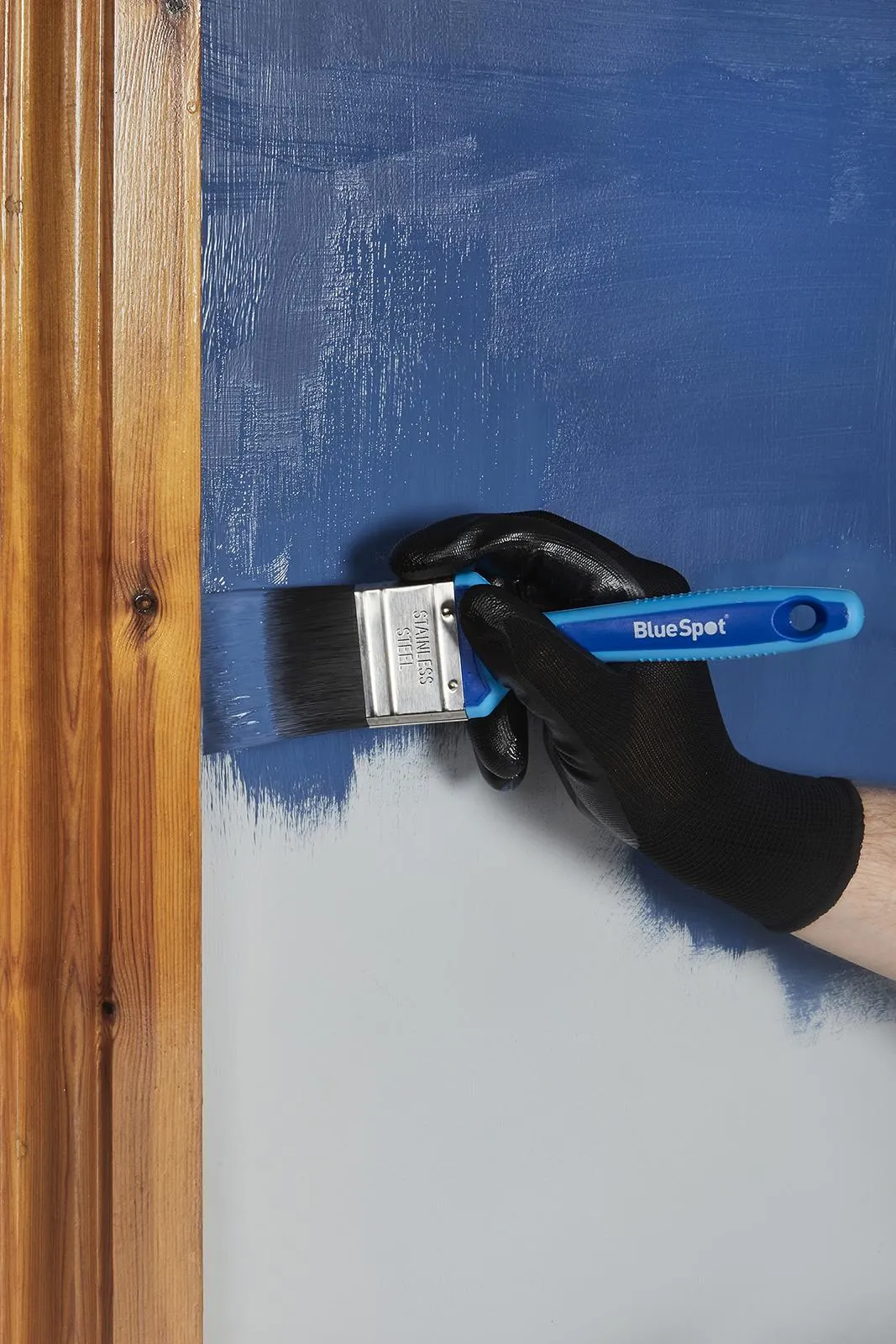 BlueSpot Synthetic Paint Brush with Soft Grip Handle 75mm (3")