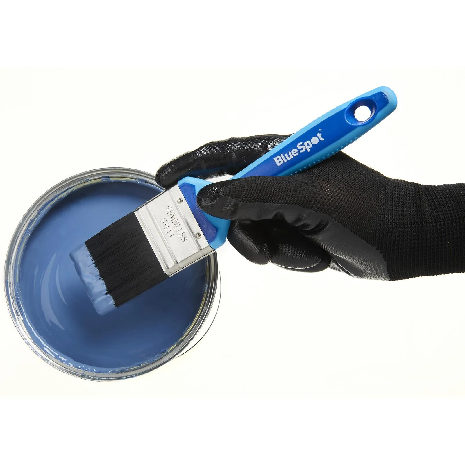 BlueSpot Synthetic Paint Brush with Soft Grip Handle 75mm (3")