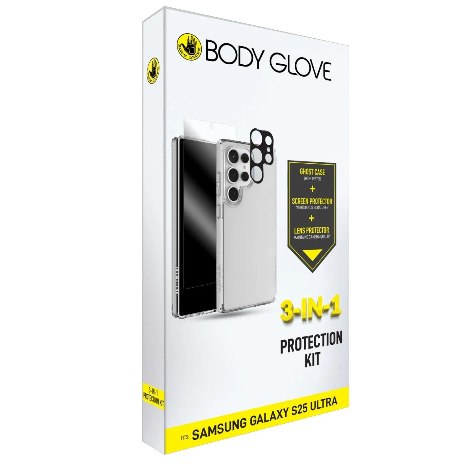 Body Glove Samsung Galaxy S25 Ultra 3 In 1 Protection Bundle