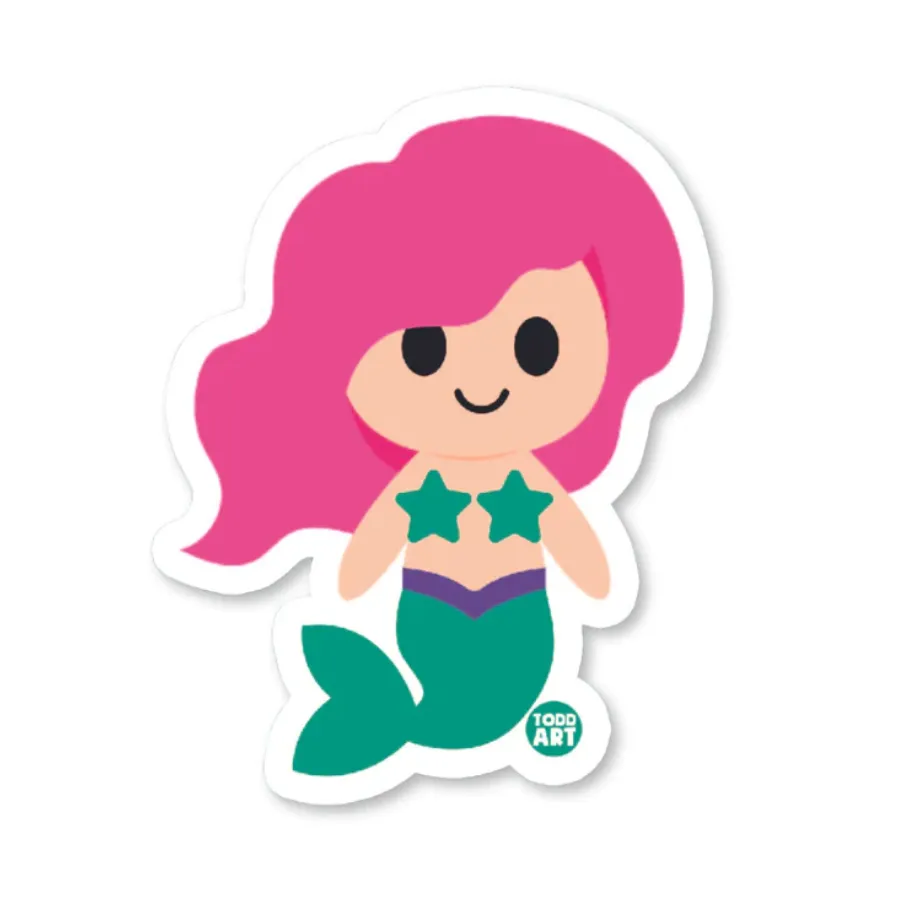 Boo-Boo Buddies Mermaid Sticker