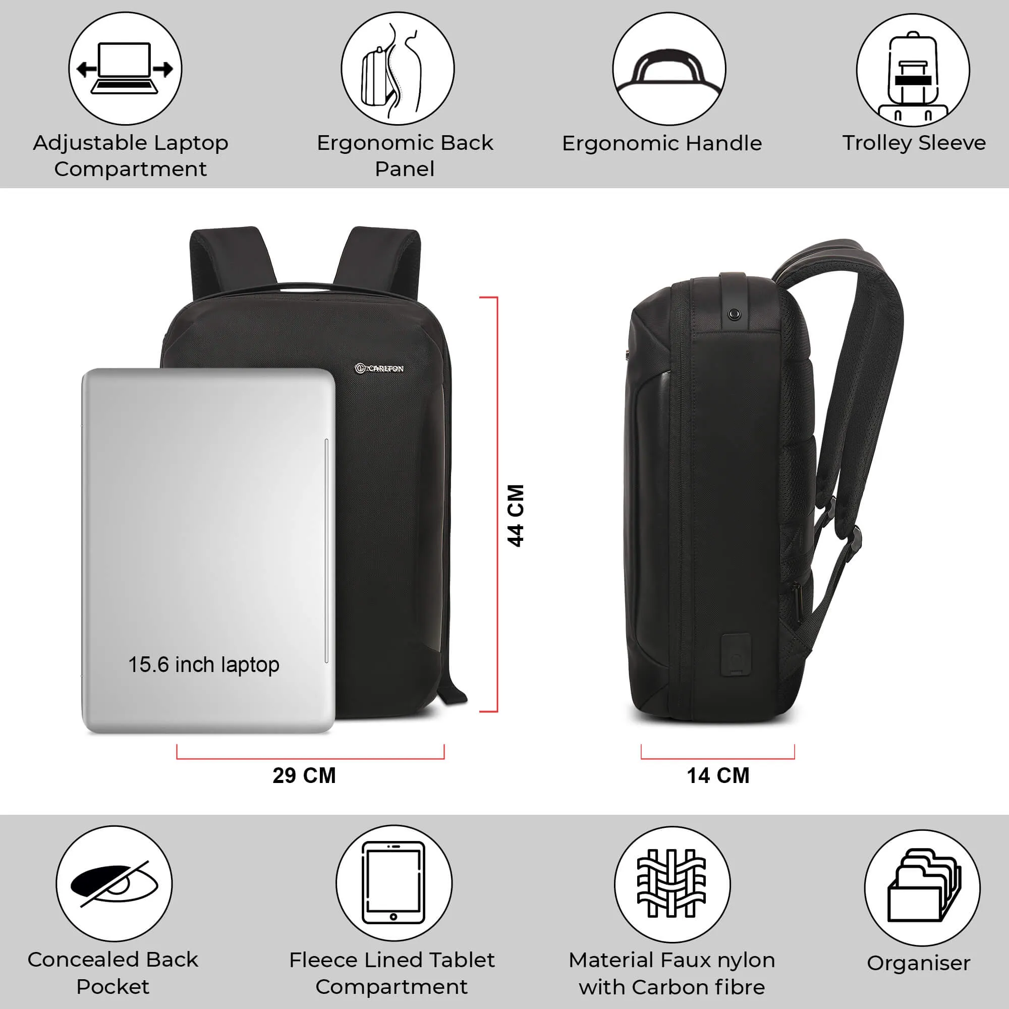 Bradford Laptop backpack
