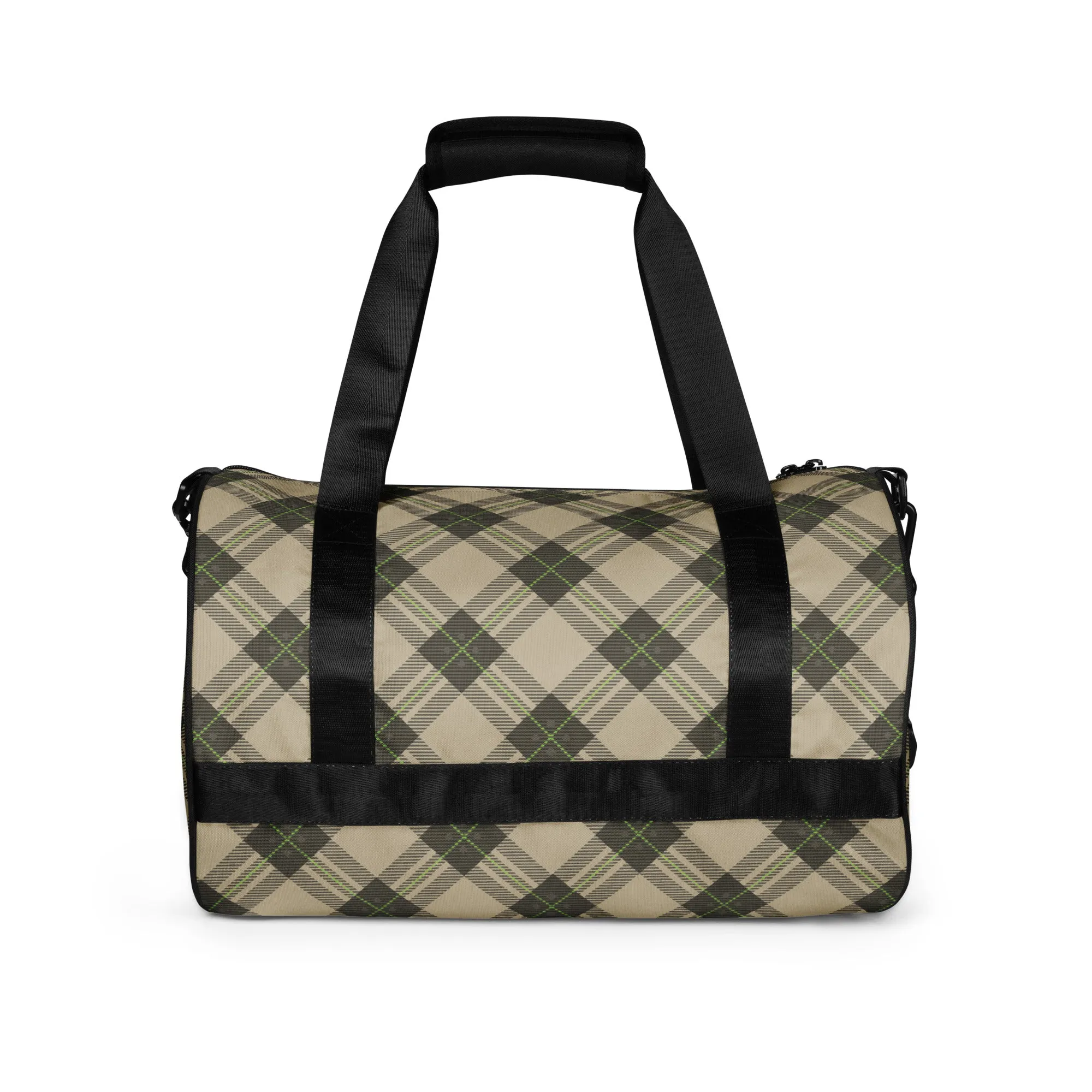 Brown Tartan - Sustainably Made Gym Bag