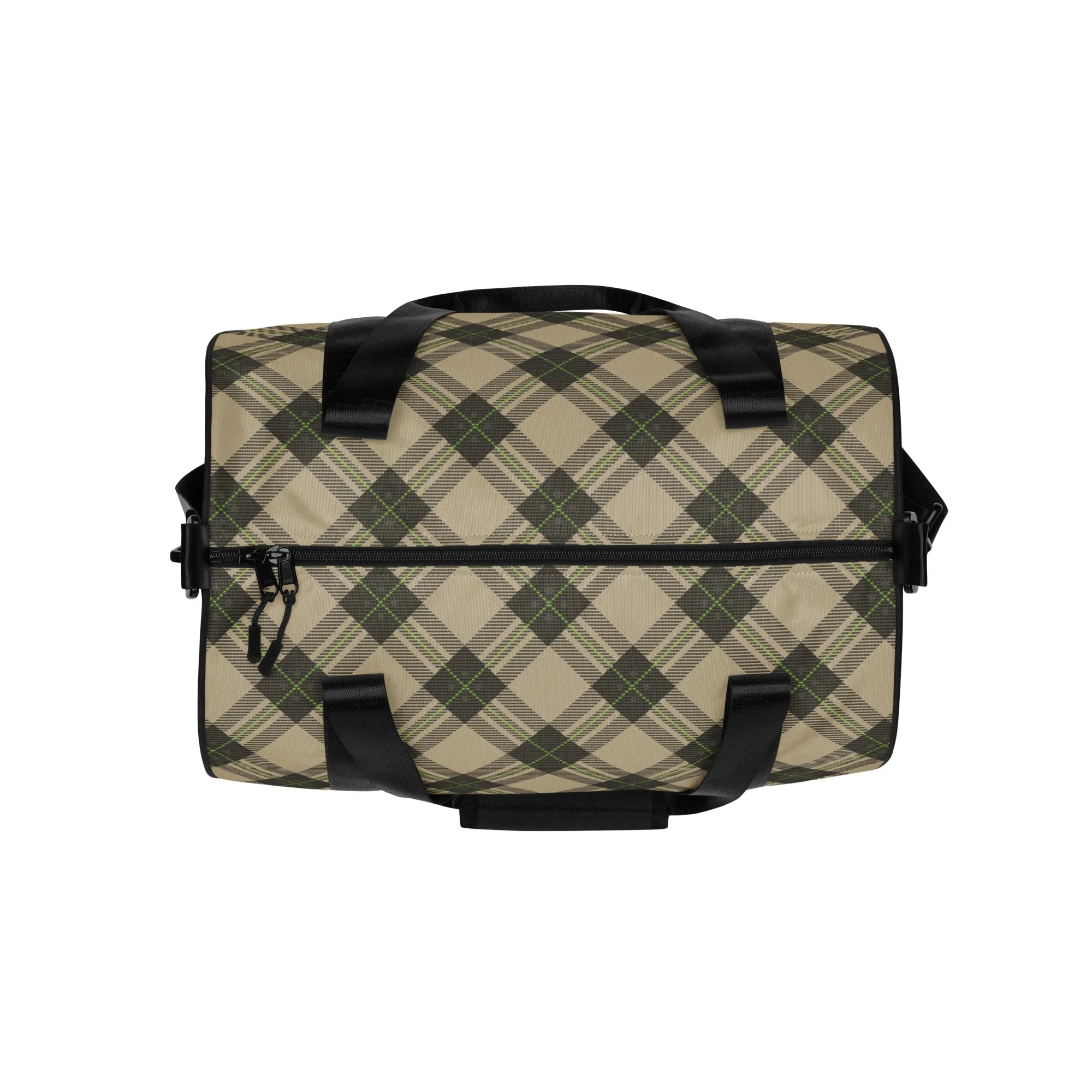 Brown Tartan - Sustainably Made Gym Bag