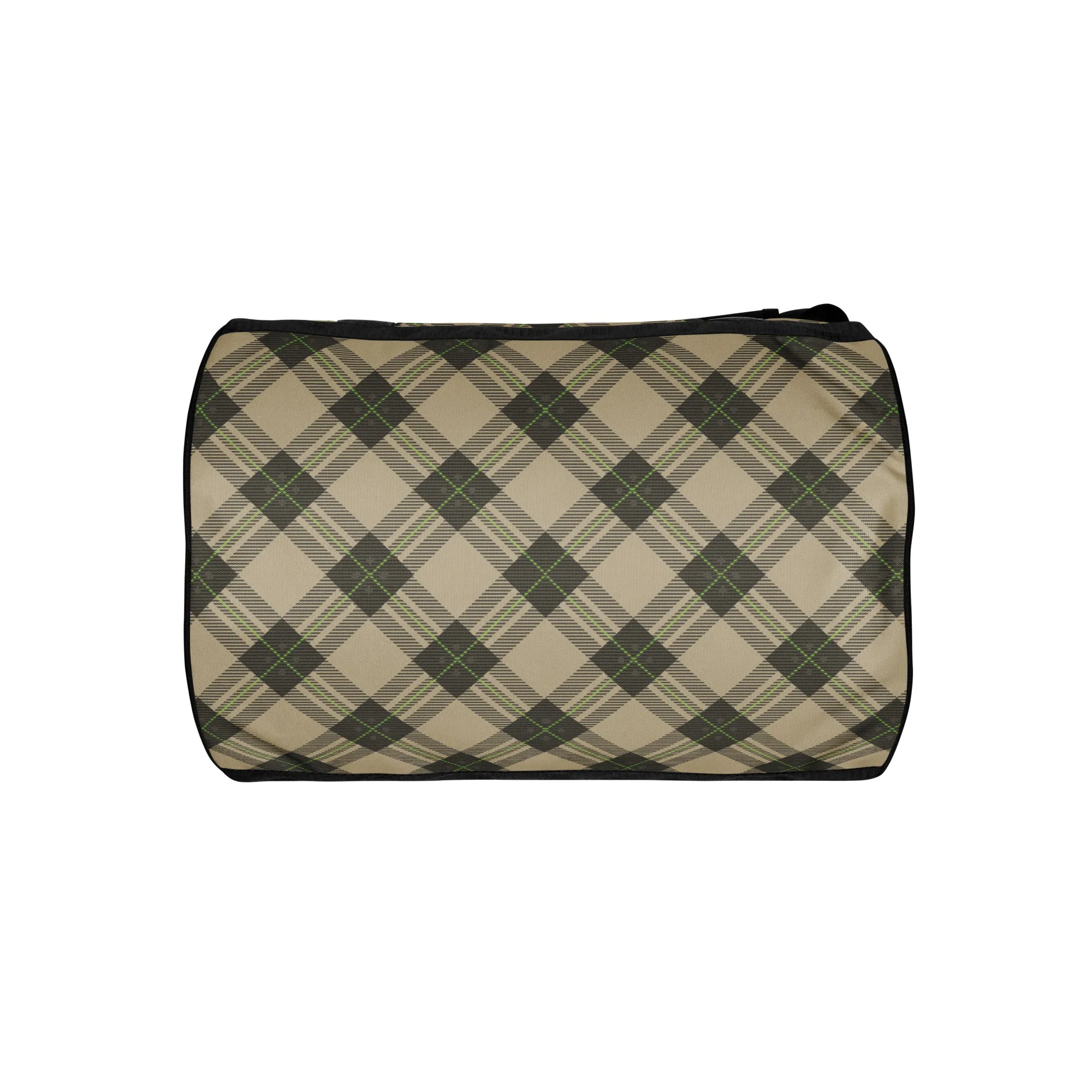 Brown Tartan - Sustainably Made Gym Bag